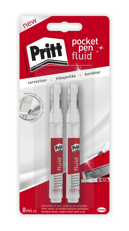 PRITT korekčné pero 8mlx2 – blistr