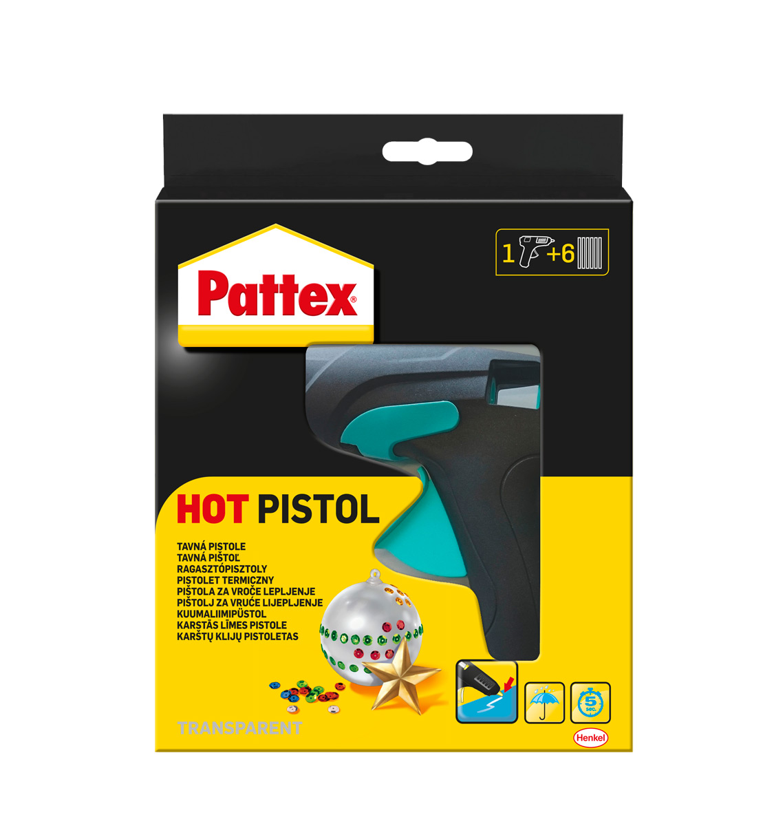 Pattex Hot pištoľ + (6x20g)