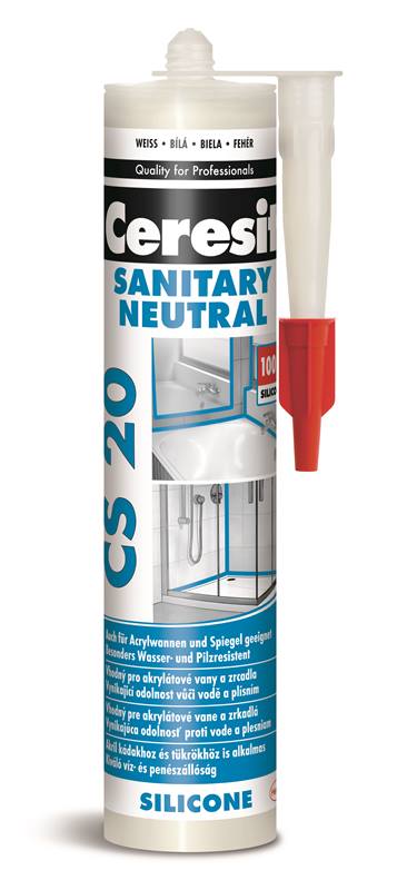 CERESIT CS 20 Neutralní / sanitární silikon 280ml