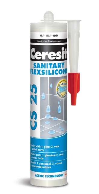 CERESIT CS 25 sanitární silikon kiwi 280ml
