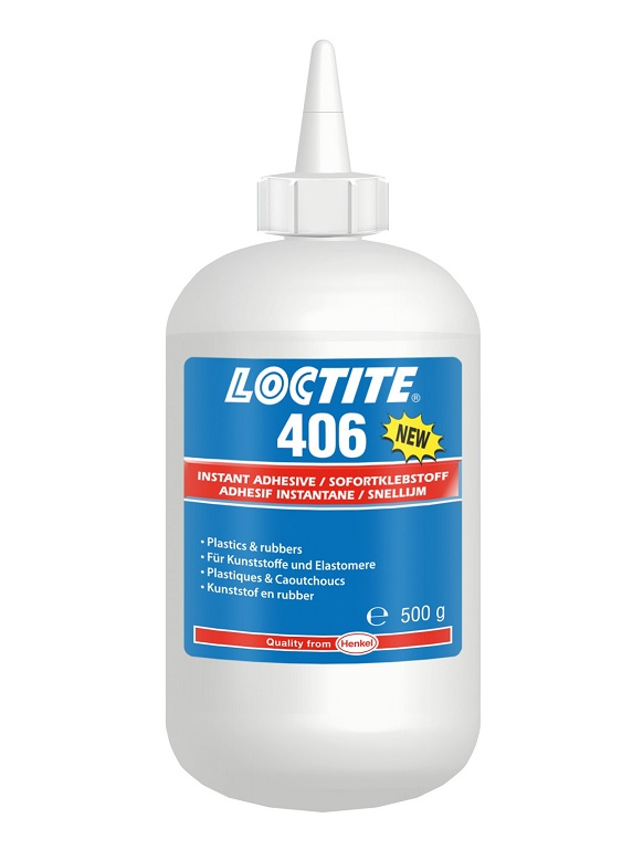 LOCTITE – Sekundové lepidlo 406/500g
