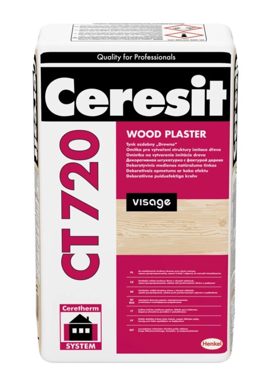 CERESIT CT720 VISAGE WOOD plaster 25kg
