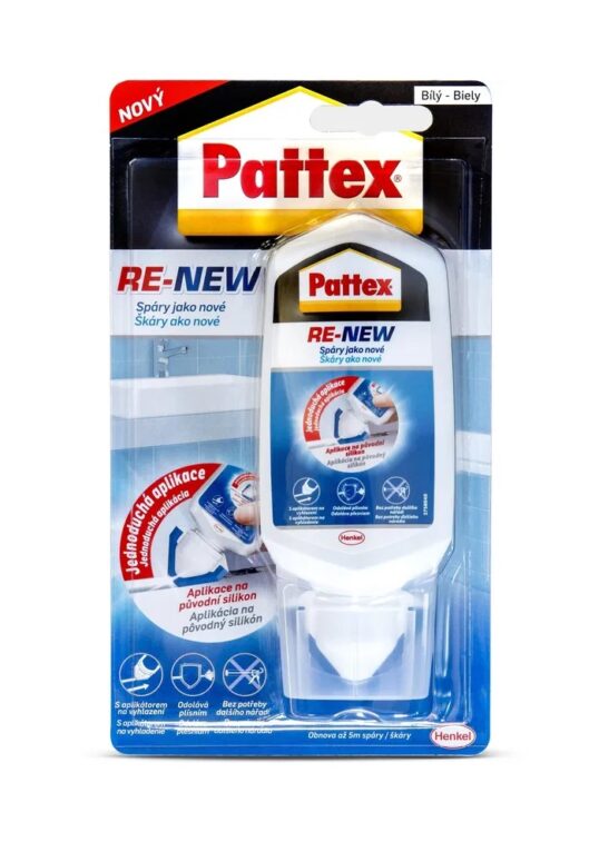 PATTEX Re-New Obnovovač silikónu BIELY 80ml