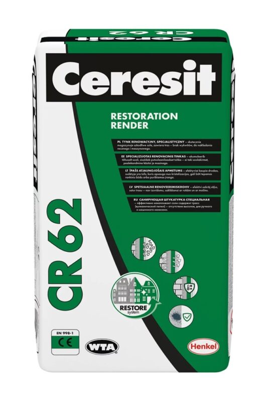 Ceresit CR 62 špeciálna sanačná omietka 20kg