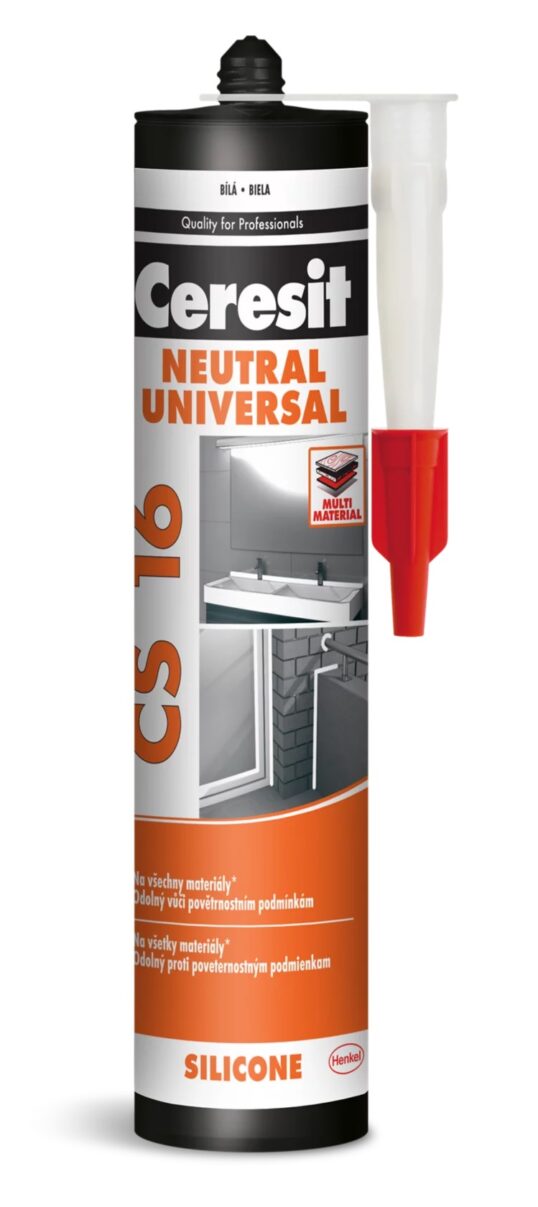 CERESIT CS16 neutrálny silikón transparent 300ml