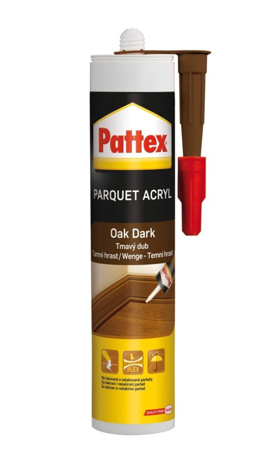PATTEX Parket tmel – tmavý dub 300ml