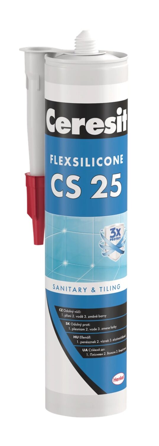 CERESIT CS25 silikón sanitar cream 280ml DOPRODEJ