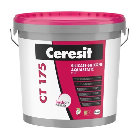 CERESIT CT175 silikón-silikátová omietka 2mm 25kg