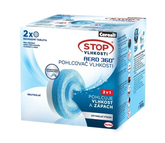 Ceresit STOP vlhkosti náhradné tablety AERO 2x450g