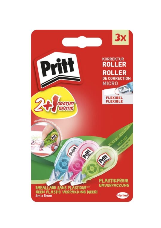 Pritt korekčný MINI roller 5mm x 6m 2+1
