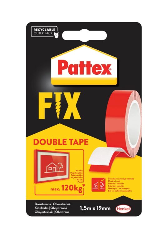 PATTEX – Montážná páska Fix (do 120kg)