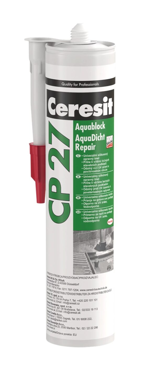 CERESIT CP27 Aquablock Repair Čierna 300ml