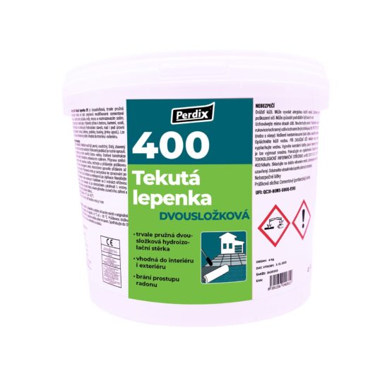 Perdix – 400 Tekutá lepenka 2K 4kg – sivá