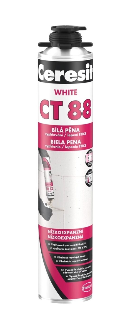 Ceresit CT 88 nízkoexpanzná pena biela 850ml