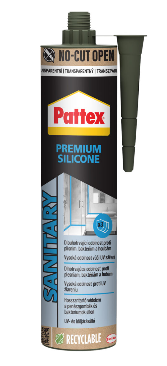 PATTEX Sanitárny silikón PREMIUM 310ml