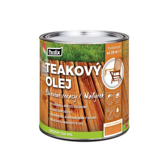 Perdix prírodný teakový olej transparent 750ml
